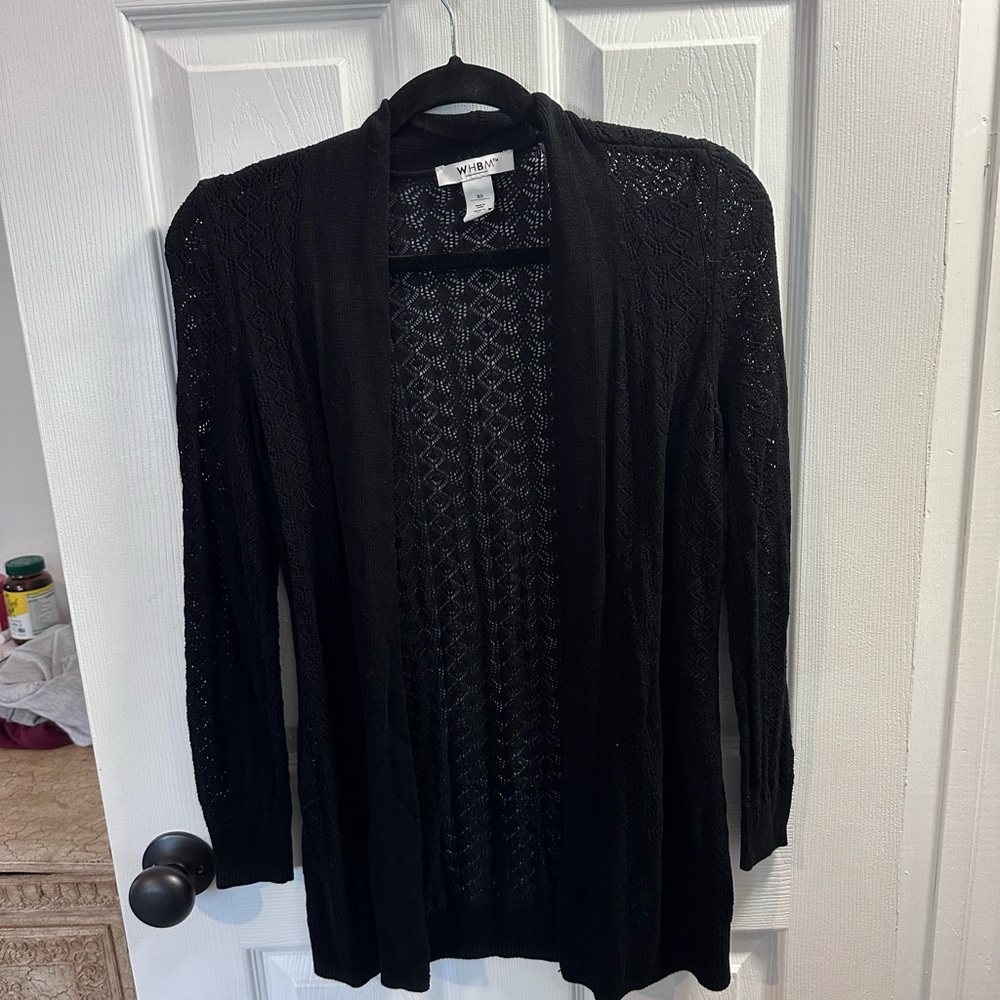 White House black market Open-Front Knit Cardigan